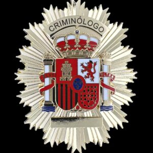 placa criminólogo españa