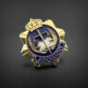 insignia solapa pin ABOGADO dorado detalles