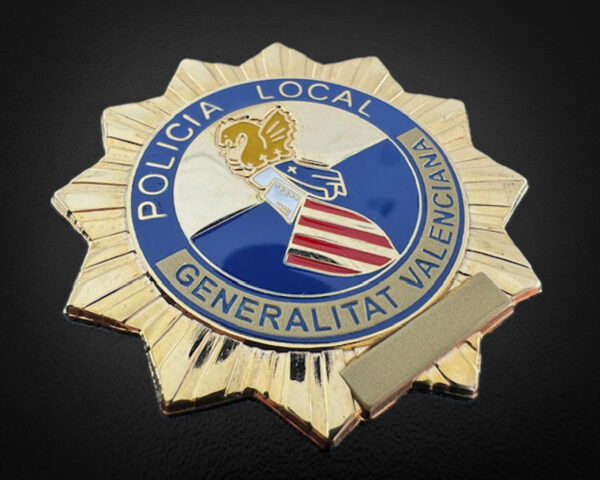placa Policia local GENERALITAT VALENCIANA detalles (alta calidad)