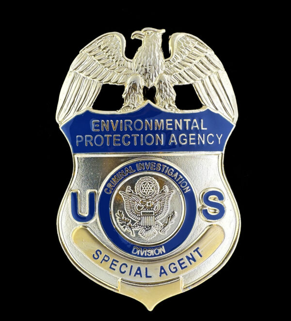 placa Agencia Federal Medioambiental Usa Environmental Protection Agency Federal Badge