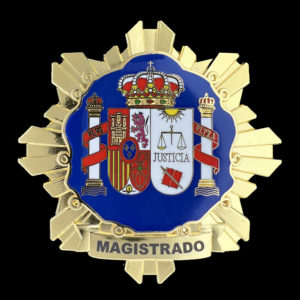 placa magistrado judicial justicia españa