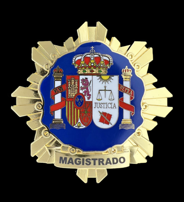 placa magistrado judicial justicia españa