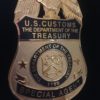 us customs the department of the treasury badge