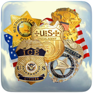 Placas Policía Estados Unidos