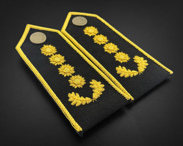 hombreras uniforme de gala hilo metálico copia