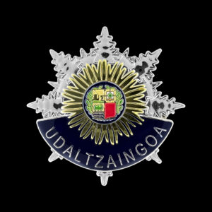 Placa Udaltzaingoa eguzkilore policia país vasco polizia