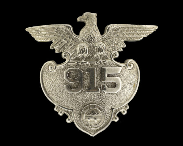 Ohio State Police Old Badge Antigua Placa gorra policía del estado de Ohio USA
