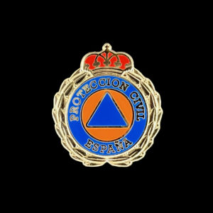 pin insignia solapa protección civil españa