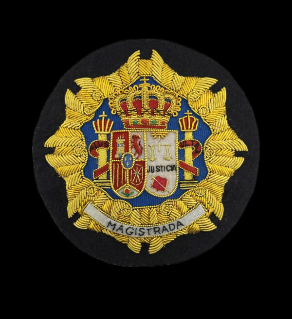 emblema toga magistrada ministerio interior justicia españa 100 mm diámetro