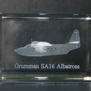 Grumman SA16 Albatross cristal grabado 3d avión