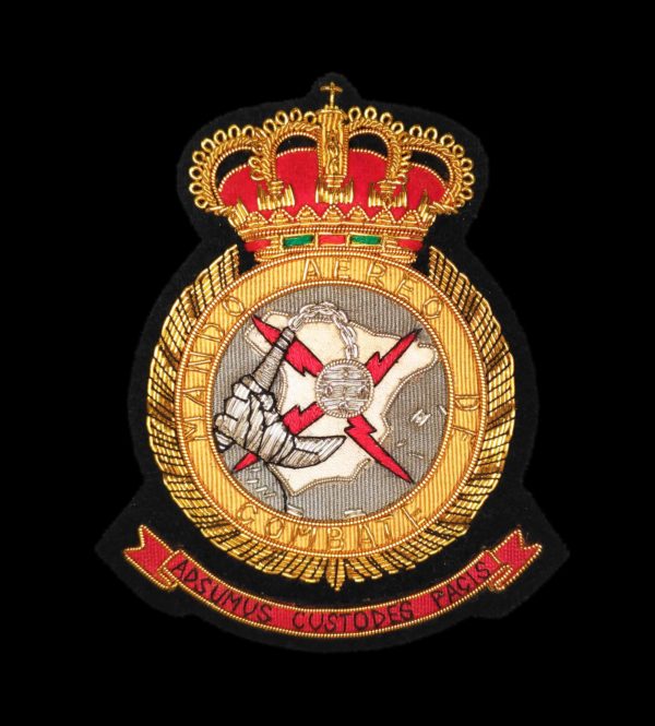 Emblema Mando Aéreo de Combate del ejército del aire español bordado