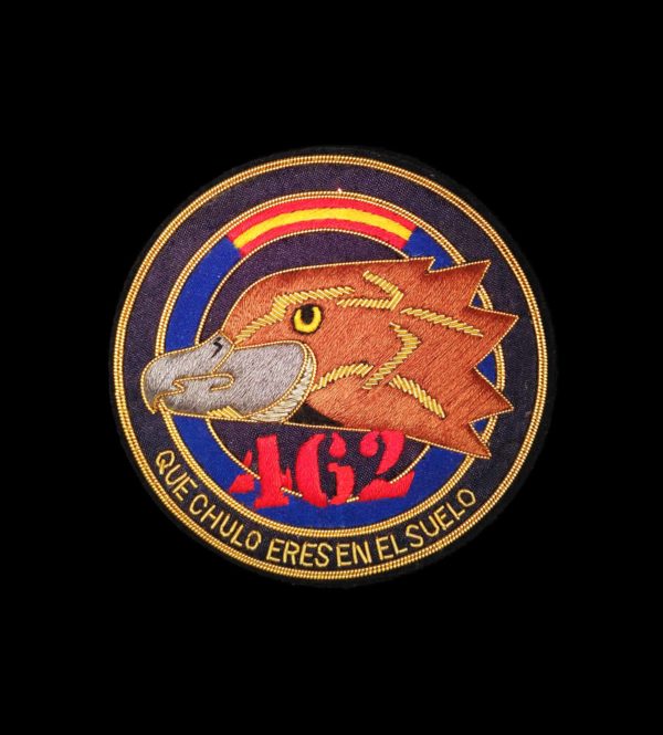 Emblema Escuadrón 462 bordado metálico españa