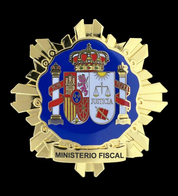 placa ministerio fiscal justicia españa