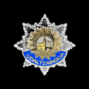 udaltzaingoa pin insignia solapa escudo bilbao policia municipal