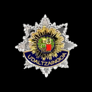 udaltzaingoa pin insignia solapa escudo pais vasco policia municipal