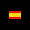 pin bandera de españa barras horizontales