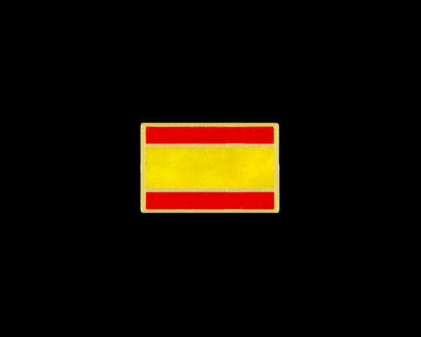 pin bandera de españa barras horizontales