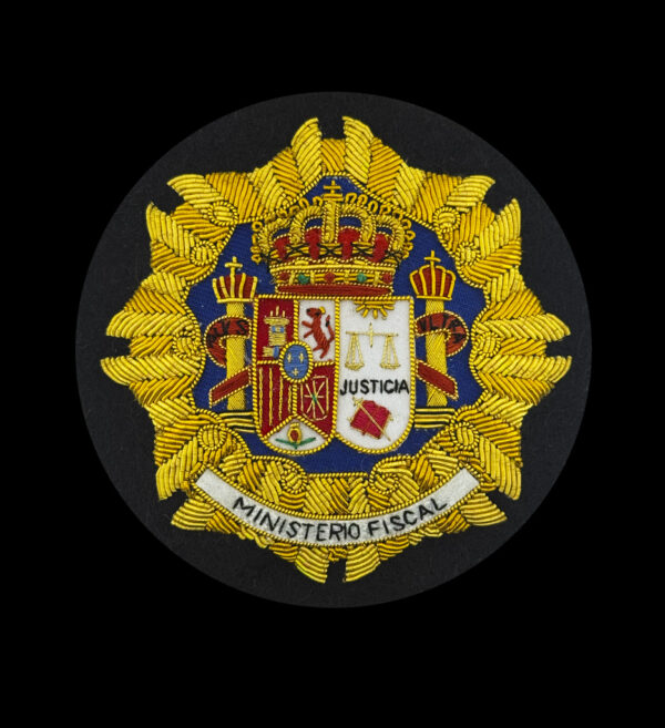 MINISTERIO FISCAL bordado toga justicia (100mm)