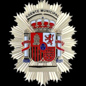 agente municipal placa cartera identificación España policía local