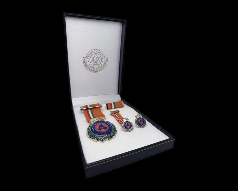 Medalla, miniatura medalla, pasador pin Asociación Hermandad De Veteranos De Protección Civil País Vasco
