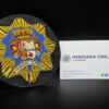 bordado toga 100 mm tribunal supremo tarjeta de visita insignia online by docalair