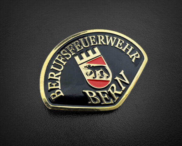 Suiza Swiss Bern BERNA INSIGNIAS BOMBEROS EUROPA firefighter europe berufsfeuerwehr detalles