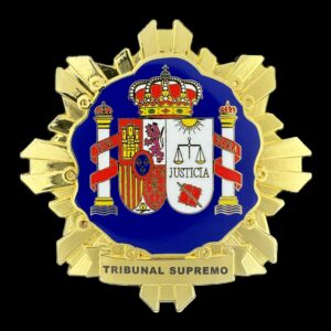 placa cartera tribunal supremo justicia españa