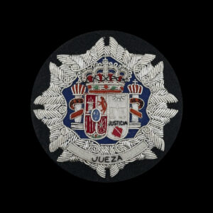 JUEZA Emblema bordado justicia 85 mm