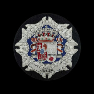 JUEZA v2 Emblema bordado justicia 85 mm