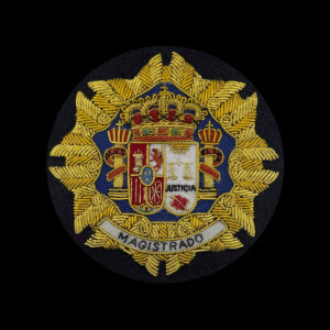 MAGISTRADO Emblema bordado justicia 85 mm
