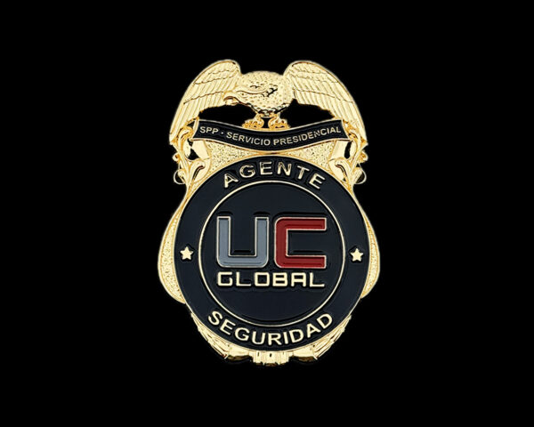 Placa UC Global Agente seguridad