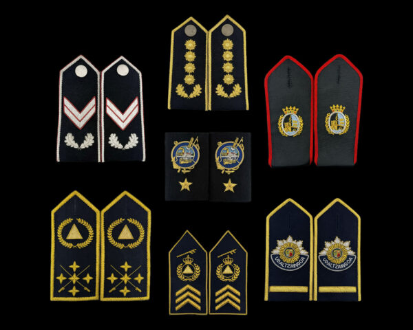 popurri hombreras uniforme de gala hilo metálico