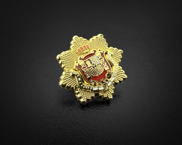 insignia solapa pin Notario España detalles
